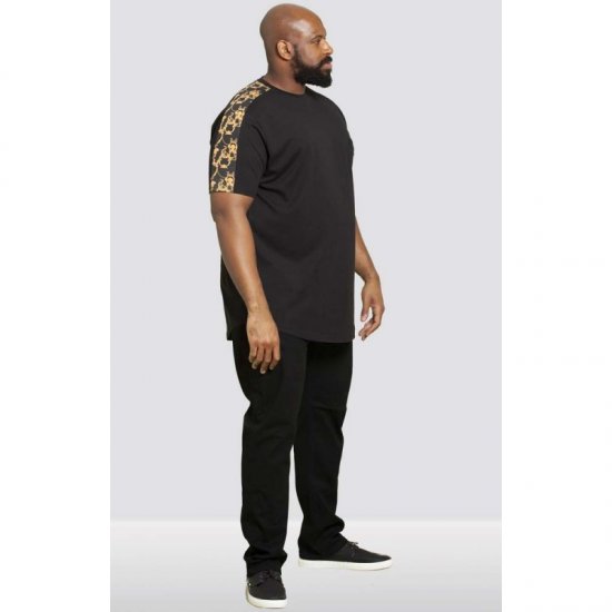 D555 Damien Couture T-shirt Black - T-särgid - Suured T-särgid 2XL – 14XL