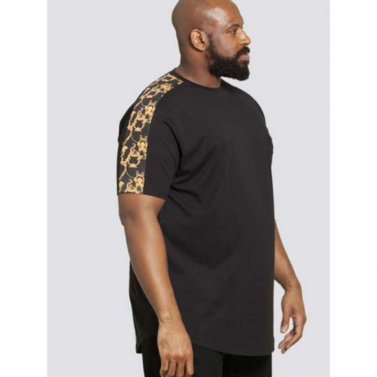 D555 Damien Couture T-shirt Black - T-särgid - Suured T-särgid 2XL – 14XL