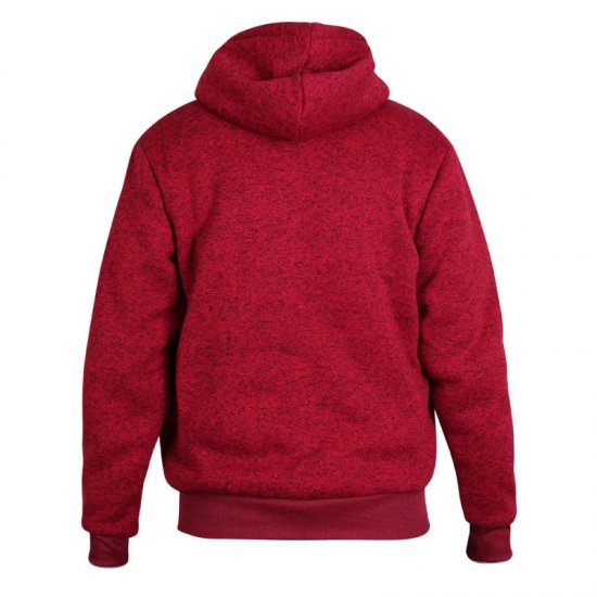 D555 Rylan Hoodie Red - Sviitrid ja dressipluusid - Meeste suured kapuutsiga jakid suurustes 2XL – 14XL
