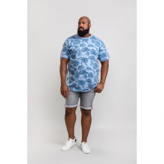 D555 Seymour T-shirt Blue - T-särgid - Suured T-särgid 2XL – 14XL