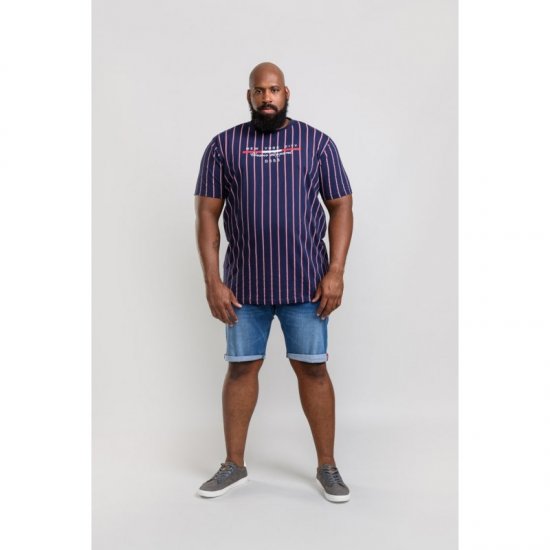 D555 Davis T-shirt Navy - T-särgid - Suured T-särgid 2XL – 14XL