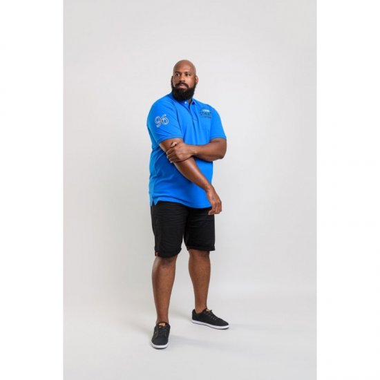 D555 Parker Polo Blue - Polosärgid - Meeste suured polosärgid 2XL – 8XL