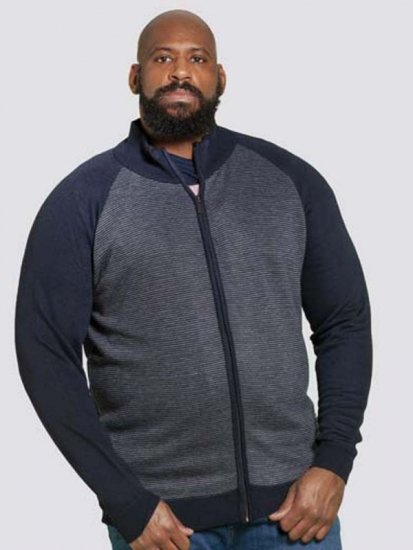 D555 Tanner Sweater Navy - Sviitrid ja dressipluusid - Meeste suured kapuutsiga jakid suurustes 2XL – 14XL