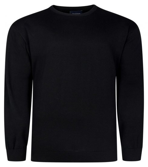 Espionage KW078 Ümara kaelusega pullover twilight blue - Sviitrid ja dressipluusid - Meeste suured kapuutsiga jakid suurustes 2XL – 14XL