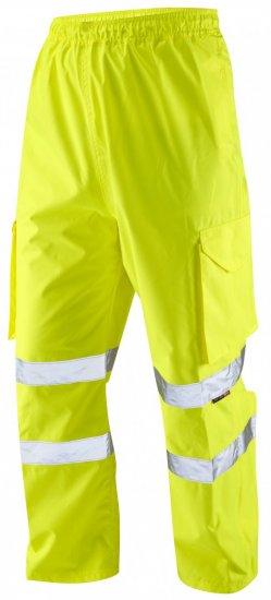 Leo Appledore Cargo Rain pants Hi-Vis Yellow - Tööriided - Suured tööriided