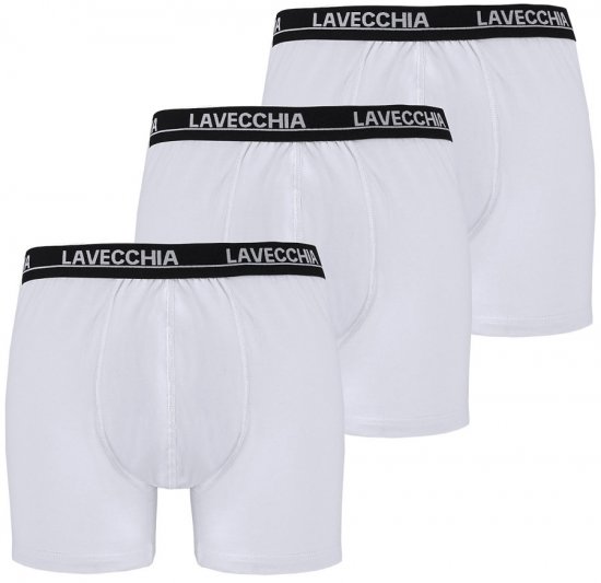 Lavecchia 1020 Boxershorts 3-pack White - Aluspesu ja ujumisriided - Aluspesu 2XL-8XL