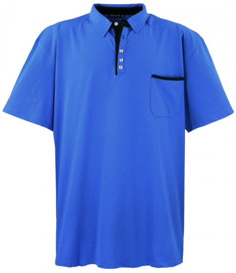 Lavecchia 1701 Jersey Poloshirt Royal Blue - Polosärgid - Meeste suured polosärgid 2XL – 8XL