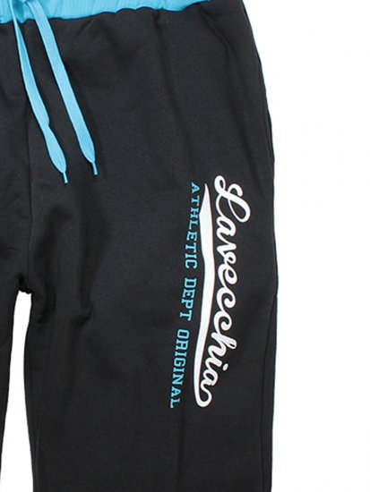 Lavecchia 2017 Sweatshorts Black/Turquoise - Dressipüksid ja -šortsid - Spordipüksid ja Lühikesed Spordipüksid