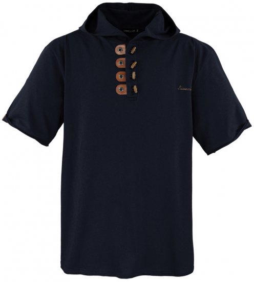 Lavecchia 609 T-shirt with Hoodie Black - T-särgid - Suured T-särgid 2XL – 14XL