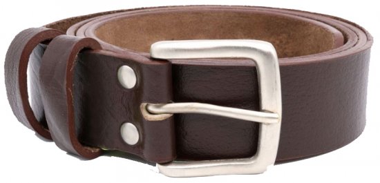 D555 Liam Hand Crafted Real Leather Belt, 3,7cm - Rihmad - Pikad Rihmad W40-W70/2XL-8XL