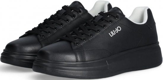Liu Jo Big 01 Leather Sneakers Black/Black - Meeste jalatsid 40-52 - 