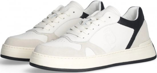 Liu Jo Boy 01 Leather/Suede Sneakers White/Black - Meeste jalatsid 40-52 - 