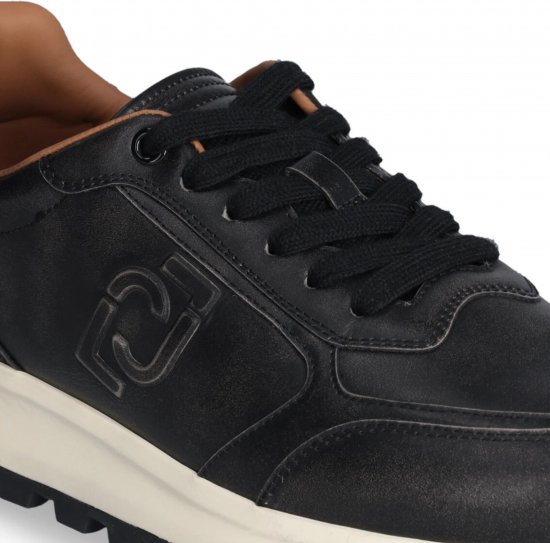Liu Jo Running 01 Leather Sneakers Black - Meeste jalatsid 40-52 - 