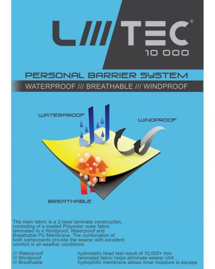 Leo Clovelly Breathable Executive Anorak Hi-Vis Yellow/Navy - Tööriided - Suured tööriided