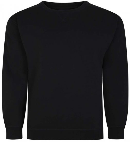 Espionage LW016A dressipluus must - Sviitrid ja dressipluusid - Meeste suured kapuutsiga jakid suurustes 2XL – 14XL