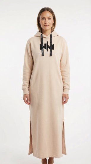 Nora Mikken MARI Maxi Hoodie Dress Light Pink - Sviitrid ja dressipluusid - 