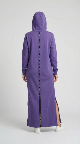 Nora Mikken MARI Maxi Hoodie Dress Purple - Sviitrid ja dressipluusid - 