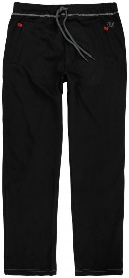 Adamo Markus Sweatpants with draw-cord Black - Dressipüksid ja -šortsid - Spordipüksid ja Lühikesed Spordipüksid