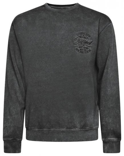 Kam Jeans 7081 Tikandiga pusa Must - Sviitrid ja dressipluusid - Meeste suured kapuutsiga jakid suurustes 2XL – 14XL