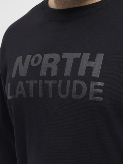 North Latitude 53123 Logoga pusa Must - Sviitrid ja dressipluusid - Meeste suured kapuutsiga jakid suurustes 2XL – 14XL