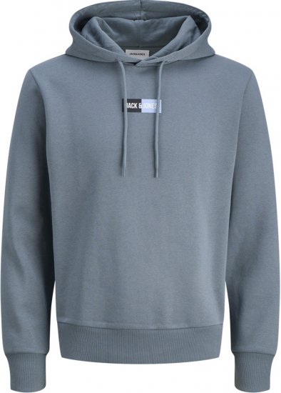 Jack & Jones Pan Hoodie Grey - Sviitrid ja dressipluusid - Meeste suured kapuutsiga jakid suurustes 2XL – 14XL