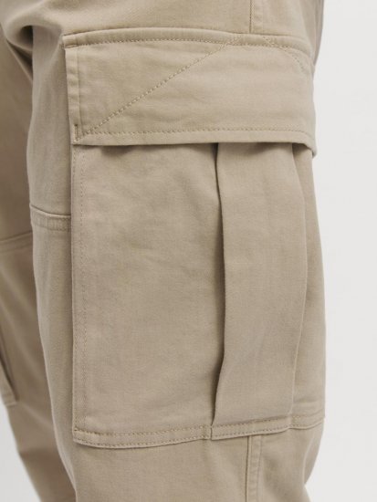 Jack & Jones Jonnie Cuffed Cargo Pants Beige - Teksad ja püksid - Meeste suured teksad W40 – W70