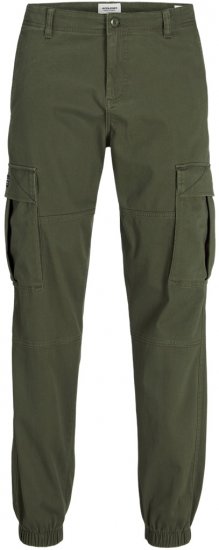 Jack & Jones Jonnie Cuffed Cargo Pants Green - Teksad ja püksid - Meeste suured teksad W40 – W70