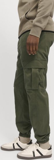 Jack & Jones Jonnie Cuffed Cargo Pants Green - Teksad ja püksid - Meeste suured teksad W40 – W70