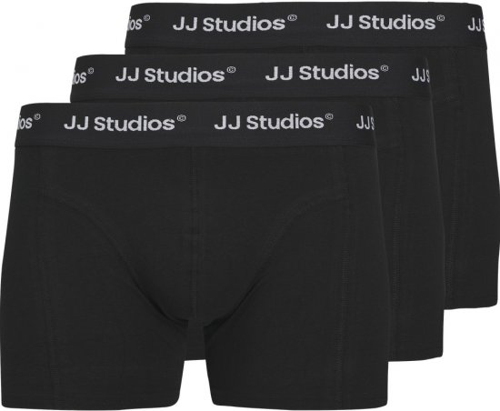 Jack & Jones Soho Solid Trunks 3-Pack Black - Aluspesu ja ujumisriided - Aluspesu 2XL-8XL