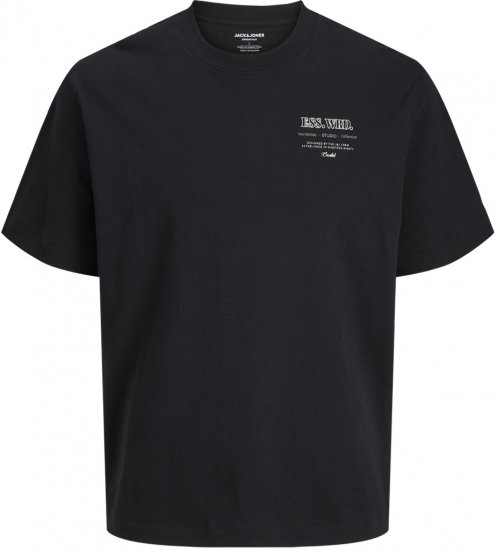 Jack & Jones Urban Edge Studio T-shirt Black - T-särgid - Suured T-särgid 2XL – 14XL