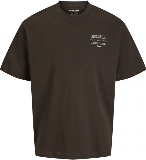 Jack & Jones Urban Edge Studio T-shirt Brown - T-särgid - Suured T-särgid 2XL – 14XL