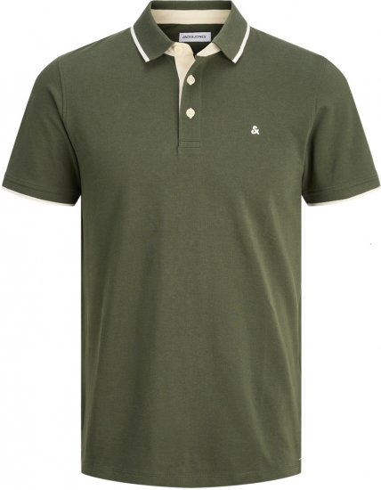 Jack & Jones Paulos Polo Short Sleeve Green - Polosärgid - Meeste suured polosärgid 2XL – 8XL