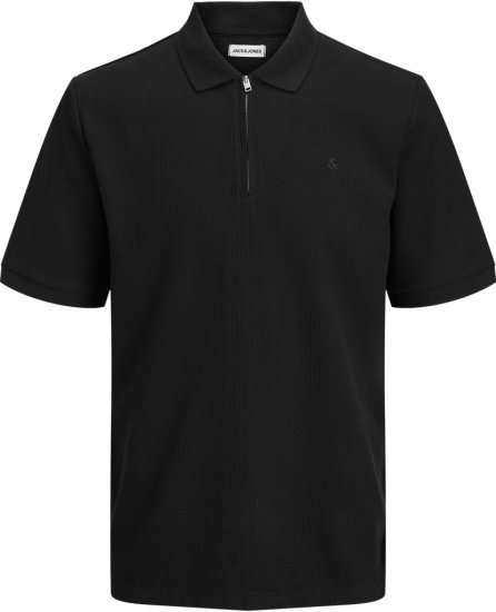 Jack & Jones Austin Polo Short Sleeve Black - Polosärgid - Meeste suured polosärgid 2XL – 8XL