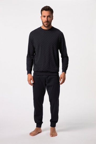 JP1880 Pyjamas Two-piece Long Sleeve and Long Trousers Navy - Aluspesu ja ujumisriided - Aluspesu 2XL-8XL