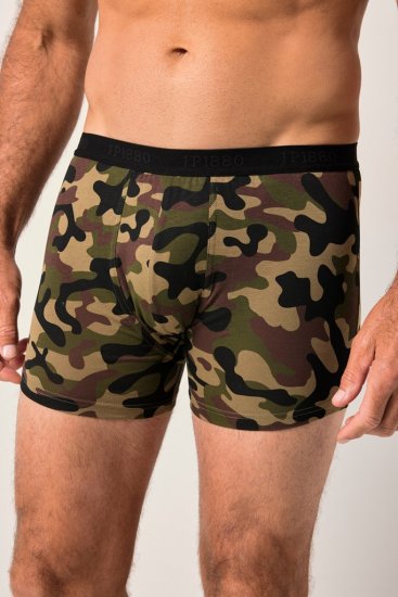 JP1880 FLEXNAMIC OEKO-TEX Boxer Shorts 2-Pack Green - Aluspesu ja ujumisriided - Aluspesu 2XL-8XL