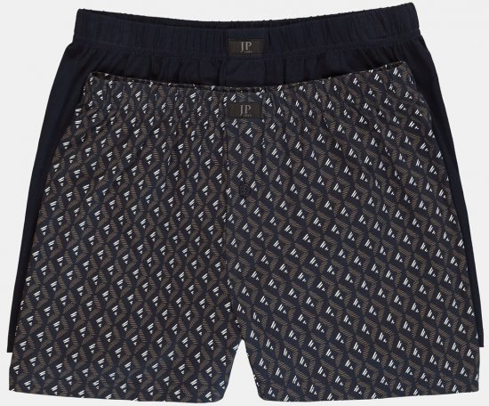 JP1880 OEKO-TEX Boxer Shorts Jersey 2-Pack Navy - Aluspesu ja ujumisriided - Aluspesu 2XL-8XL
