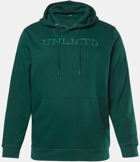 JAY-PI Hoodie UNLMTD Green - Sviitrid ja Dressipluusid - Meeste suured kapuutsiga jakid suurustes 2XL – 14XL