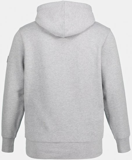 JAY-PI Hoodie with Soft Brushed Interior Grey - Sviitrid ja dressipluusid - Meeste suured kapuutsiga jakid suurustes 2XL – 14XL