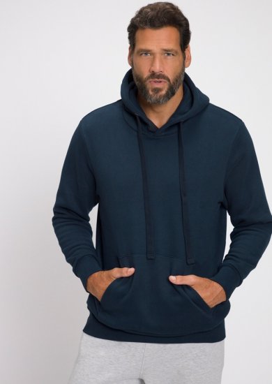 JAY-PI Hoodie with Soft Brushed Interior Navy - Sviitrid ja dressipluusid - Meeste suured kapuutsiga jakid suurustes 2XL – 14XL
