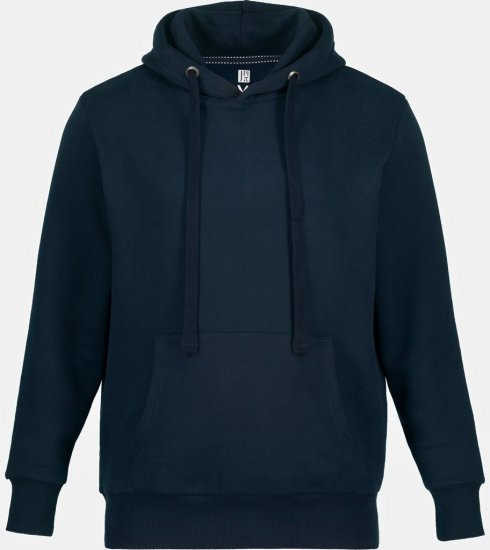 JAY-PI Hoodie with Soft Brushed Interior Navy - Sviitrid ja dressipluusid - Meeste suured kapuutsiga jakid suurustes 2XL – 14XL
