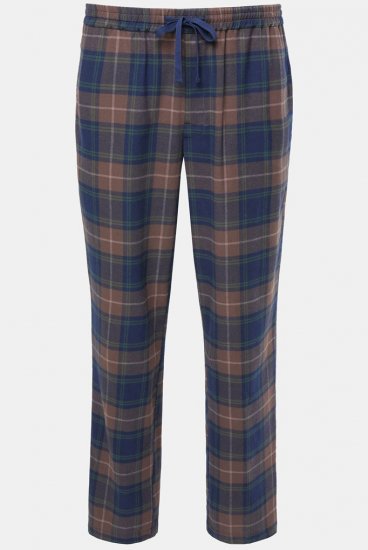 JP1880 Pyjama Trousers Flannel Check Brown - Aluspesu ja ujumisriided - Aluspesu 2XL-8XL