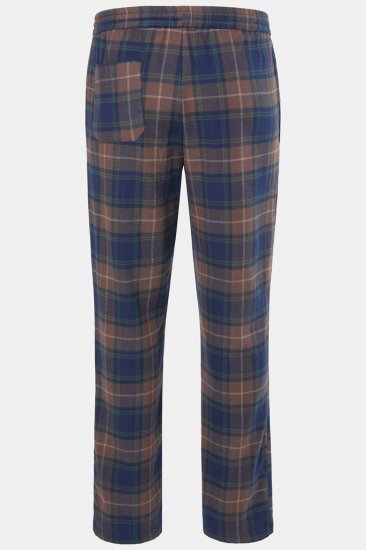 JP1880 Pyjama Trousers Flannel Check Brown - Aluspesu ja ujumisriided - Aluspesu 2XL-8XL