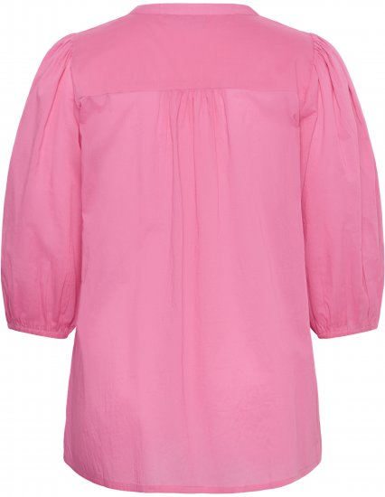 Kaffe Curve Karlia 3/4 Sleeve Blouse Pink - Pluusid & tuunikad - 