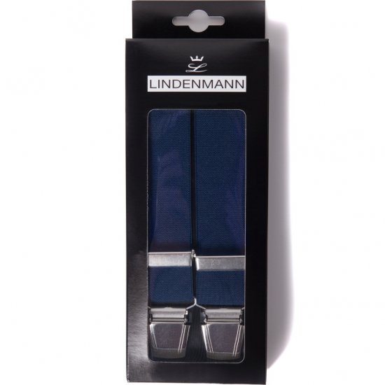 JP1880 Suspenders X-Shape Navy - Aksessuaarid - 