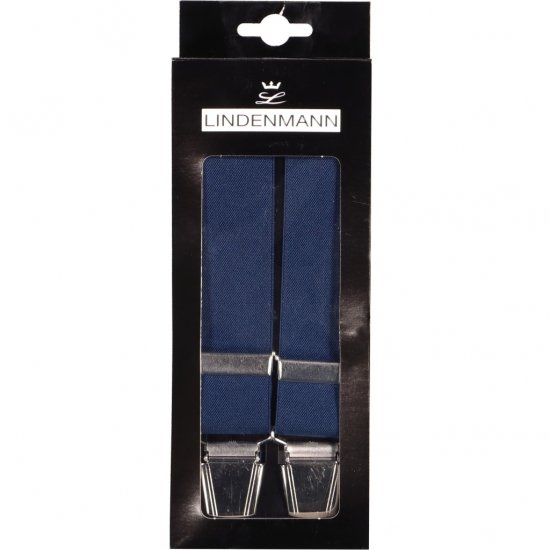 JP1880 Suspenders X-Shape Navy - Aksessuaarid - 