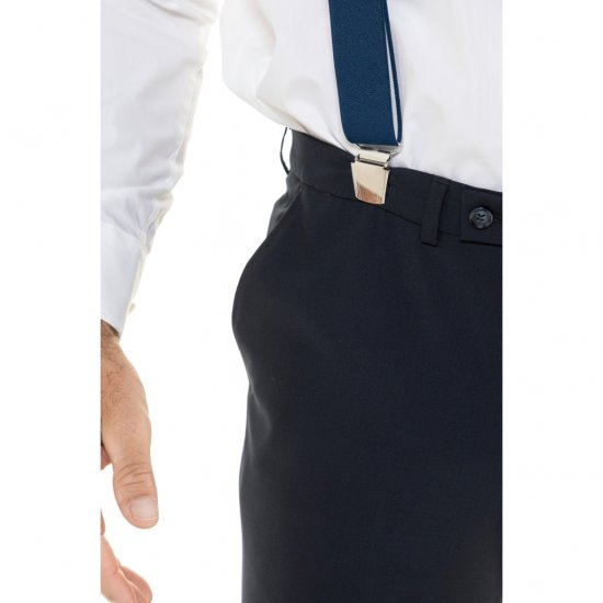 JP1880 Suspenders X-Shape Navy - Aksessuaarid - 