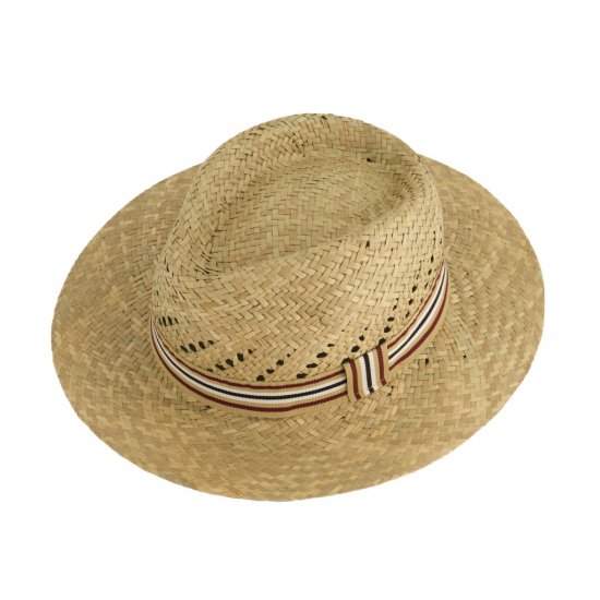 JP1880 Straw Hat Woven Yellow - Aksessuaarid - 