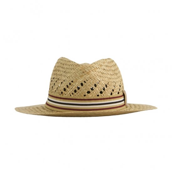 JP1880 Straw Hat Woven Yellow - Aksessuaarid - 