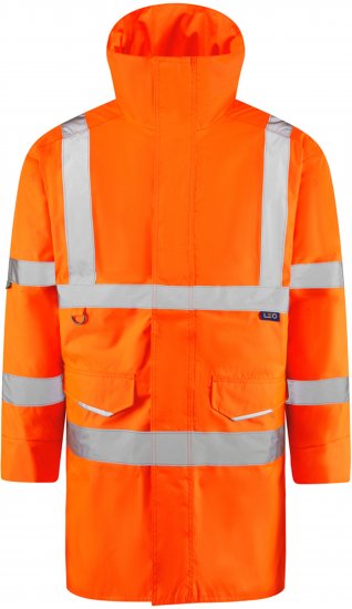 Leo Tawstock EcoViz 4K Baffle Lined Anorak Hi-Vis Orange - Helkurjakid ja -joped - Helkurjakid 3XL-6XL