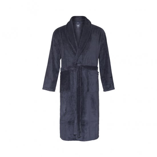 North Latitude Bathrobe Navy Blue - Hommikumantlid/käterätikud - Meeste Hommikumantlid Suured Suurused